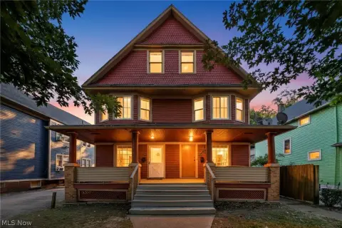 Side-by-Side Duplex with Attics