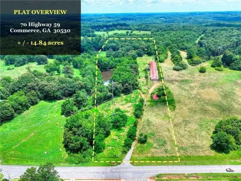 Commerce Land with Metal Building