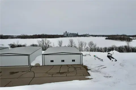 Airplane Hangar at Elbow Lake Airport
