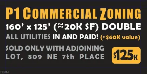 Cape Coral Commercial Lot Available