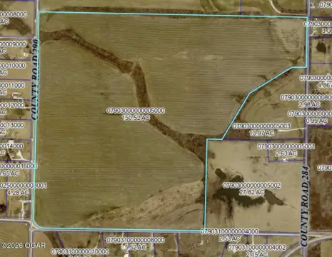 Agricultural Land with Three-Side Road Frontage