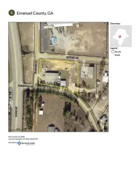 Swainsboro Commercial Land with Warehouse