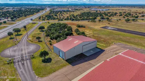 Aircraft Hangar with Vehicle Access