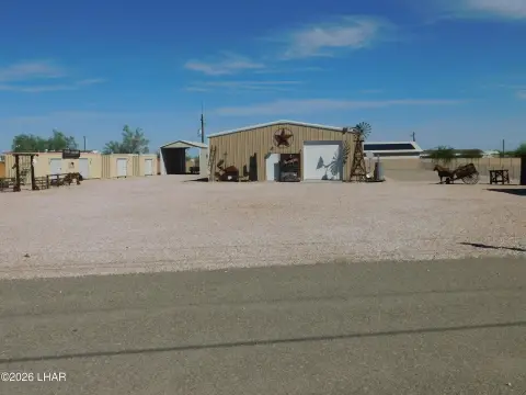 Storefront with Storage Buildings