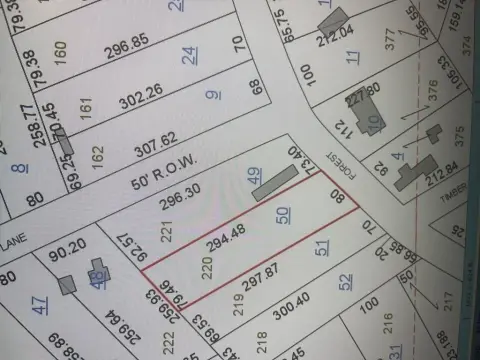 Wooded Lot Near Lake Eufaula