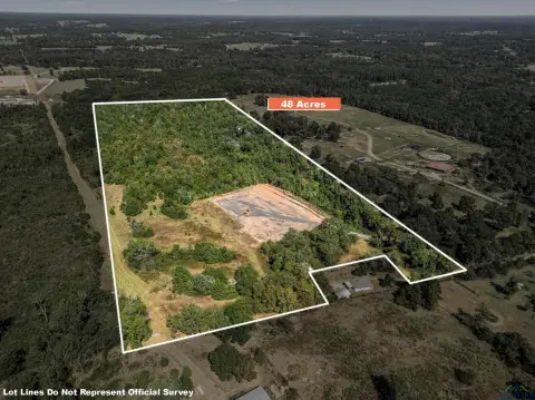 Rusk County Land with Creek