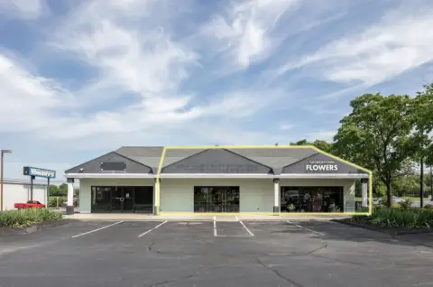 Retail Space with Building Signage