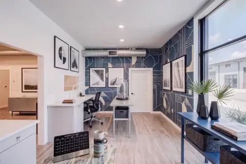 Office Unit with Work Areas