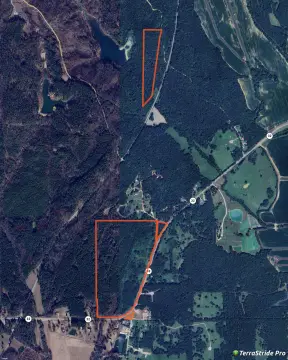Two-Parcels Hunting Land Tract