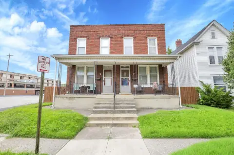 Brick Duplex with Detached Garage