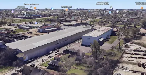 Memphis Industrial Property with Cranes