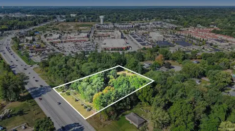 Fenced Commercial Land