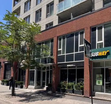 Corner Storefront With Two Facades