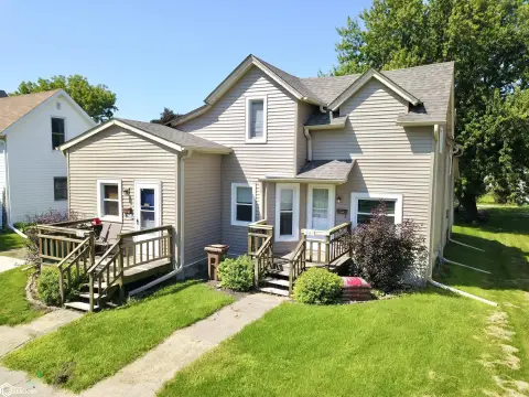 Duplex with Detached Two-Car Garage