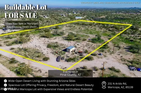 Maricopa, AZ 4.99-Acre Parcel