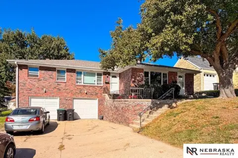 Brick Duplex with Attached Garages
