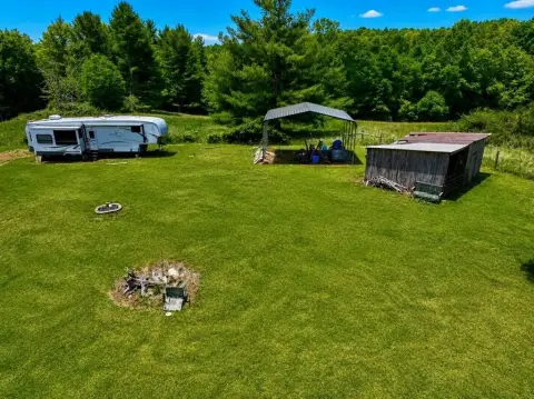 Scenic Mountain Land with Camper