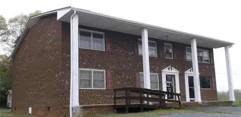 Two-Story Brick Building on Highway