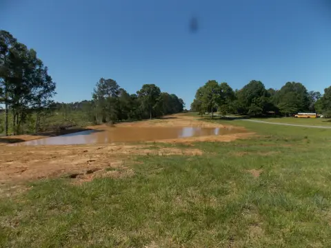 Cleared Land with New Pond