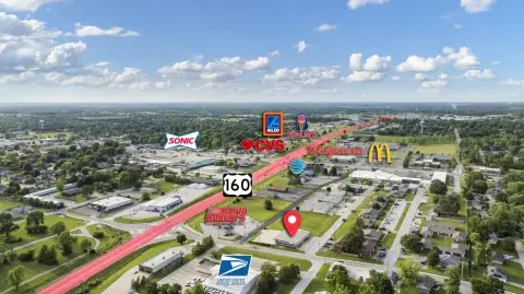 Remodeled Shopping Center with Anchor Unit