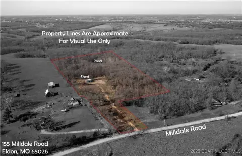 Eldon, MO Wooded Land