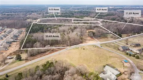 Wooded Acreage in Huntersville, NC