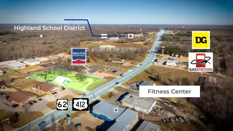 Highland, AR Commercial Building & Land