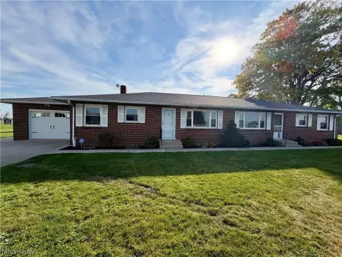 Brick Duplex with Attached Garages