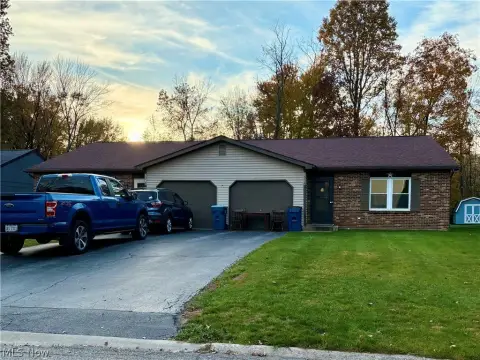 Side-by-Side Duplex with Garages