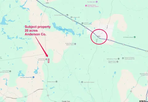 Landlocked Acreage in Palestine, TX