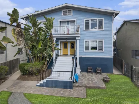 Four-Unit Quadplex with Period Details