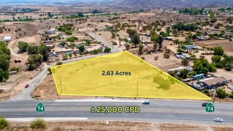Perris Commercial Land on Highway