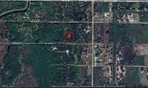 Okeechobee Vacant Lot with Trees