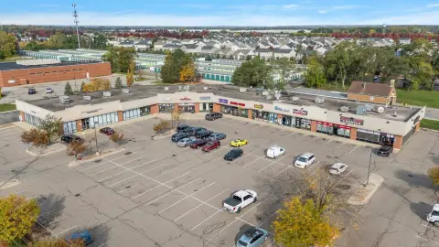 Strip Mall with End-Cap Space