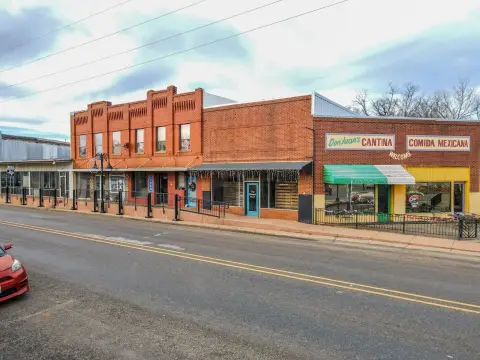 Brick Downtown Storefront Building