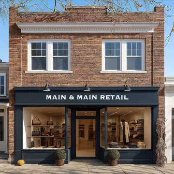 Retail Space with Display Windows
