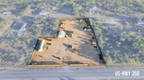 Commercial Yard on Highway 350