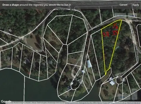 Lakefront Lot in Perkinston, MS