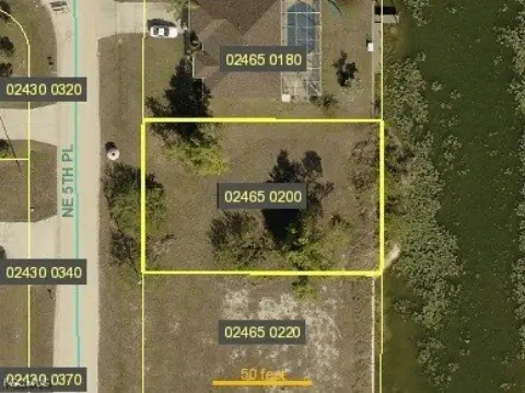 Cape Coral Canal Front Lot