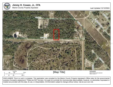 Land in Quiet Country Setting