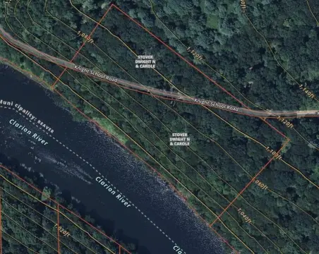 Wooded Waterfront Land