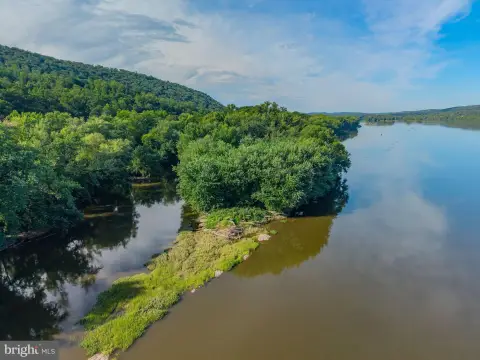 Farmland with Susquehanna River Island