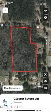 Gloster, MS Wooded Acreage Lot