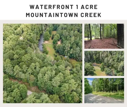 Ellijay Vacant Creek Frontage Lot