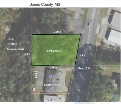 Commercial Lot in Laurel, MS