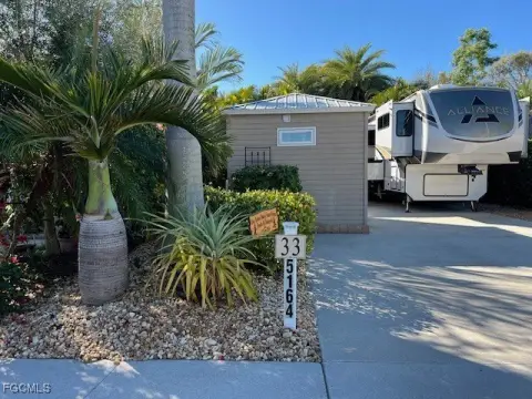 RV Lot with Tiki Hut