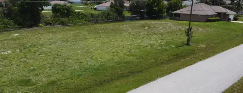 Cape Coral Lot with Seawall
