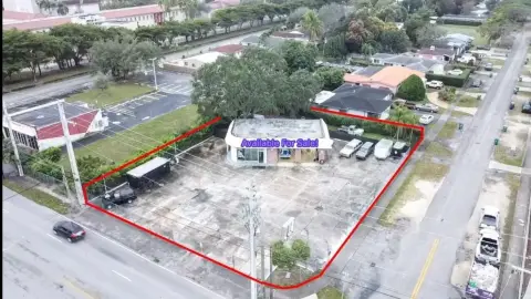 Miami Commercial Corner Lot For Sale