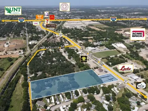 Denton Redevelopment Opportunity on 4-Acres
