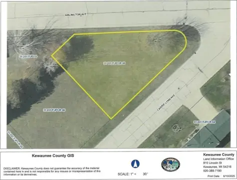 Residential Corner Lot in Algoma